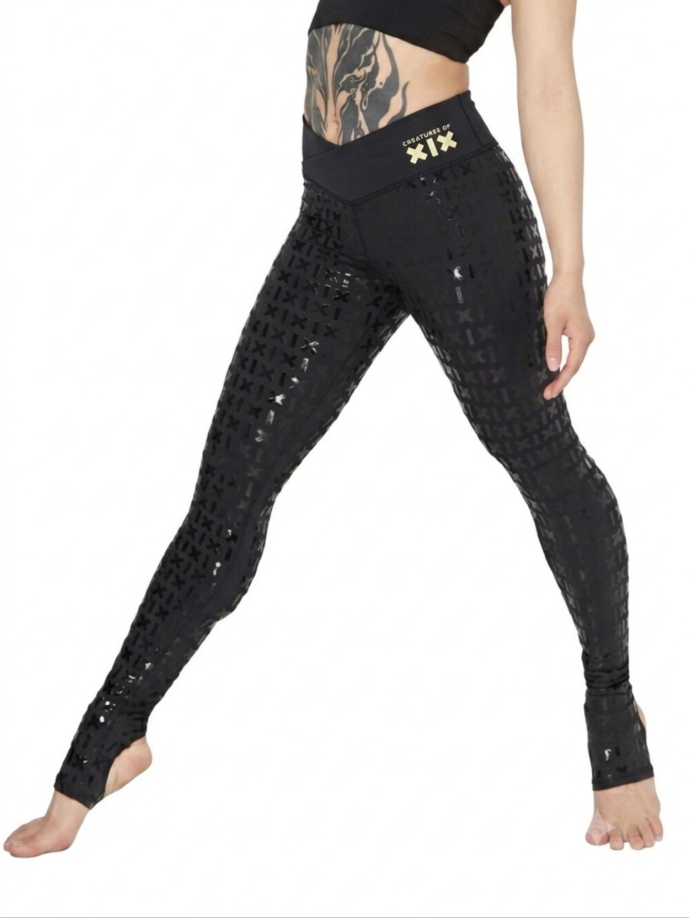 CREATURES OF XIX Gecko Grip Sticky Pole Dance Leggings